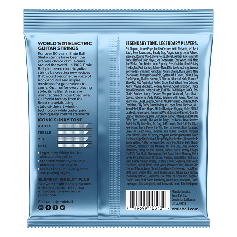 Ernie Ball 2212 Nickel Wound Primo Slinky 9,5-44