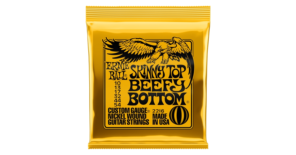 Ernie Ball 2216 Nickel Wound Skinny Top Beefy Bottom Slinky 10-54