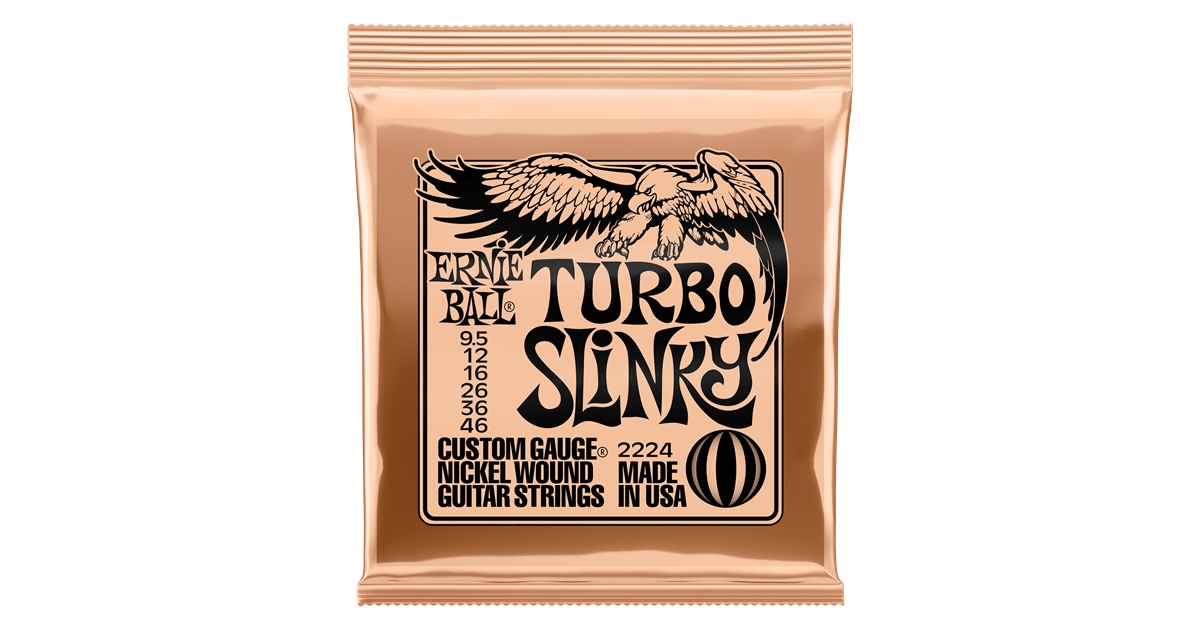 Ernie Ball 2224 Nickel Wound Turbo Slinky 9,5-46