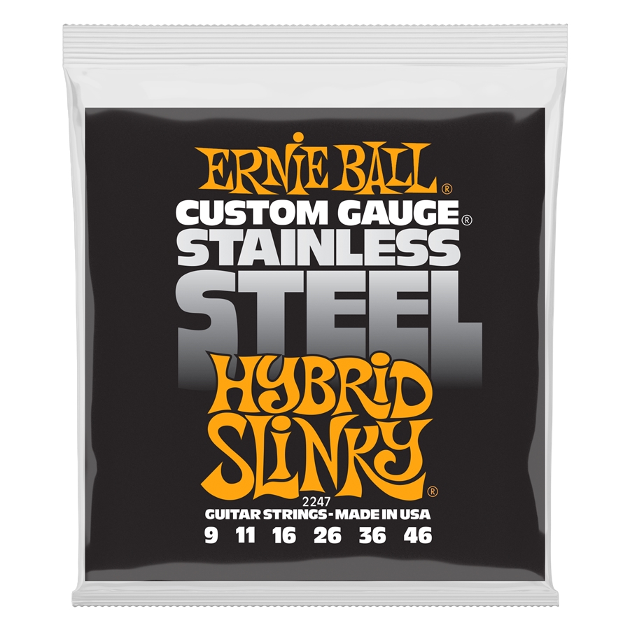 Ernie Ball 2247 Stainless Steel Hybrid Slinky 9-46
