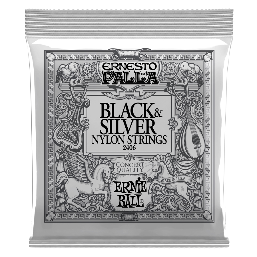 Ernie Ball 2406 Ernesto Palla Black Silver