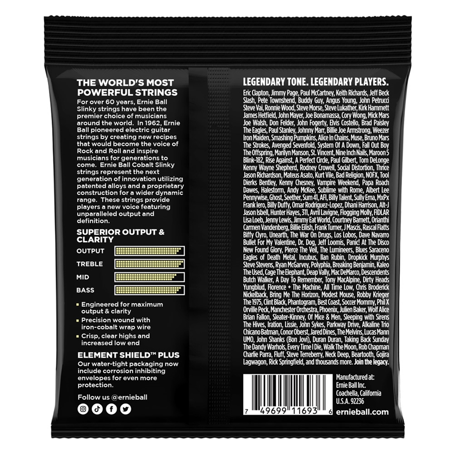 Ernie Ball 2714 Mammoth Slinky Cobalt Str 10-48