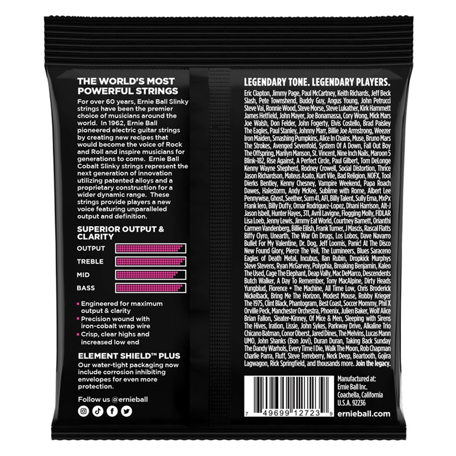 Ernie Ball 2723 Cobalt Super Slinky 9-42