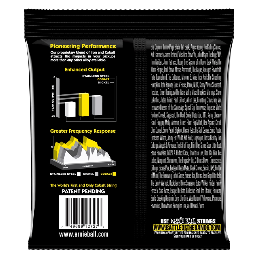 Ernie Ball 2727 Cobalt Beefy Slinky 11-54