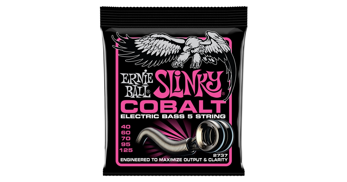 Ernie Ball 2737 Super Slinky Cobalt 5 Bass 40-125