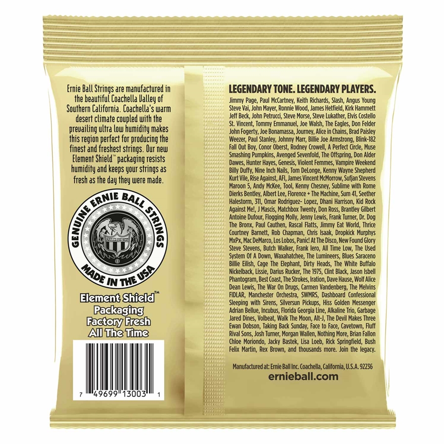 Ernie Ball 3003 Earthwood 80/20 Bronze Medium Light 12-54 - 3 Mute