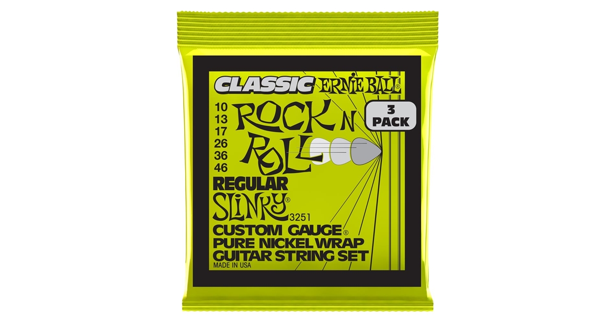 Ernie Ball 3251 Regular Slinky Clas RnR Pk 10 46