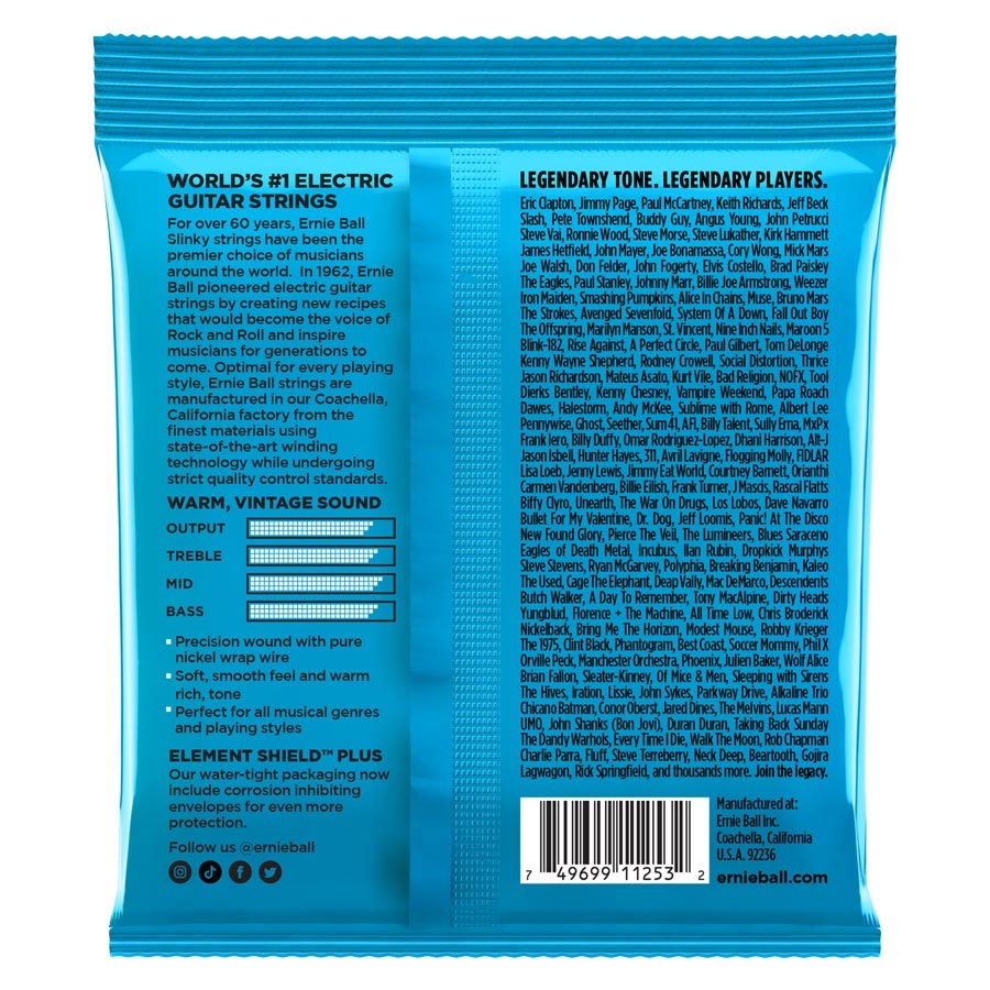 Ernie Ball 3255 Extra Slinky Classic RnR Pk 8 38