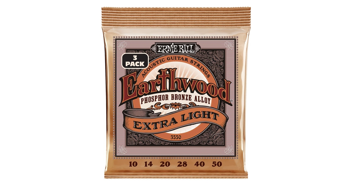 Ernie Ball 3550 Erthwd Extra Light Phos 10 50