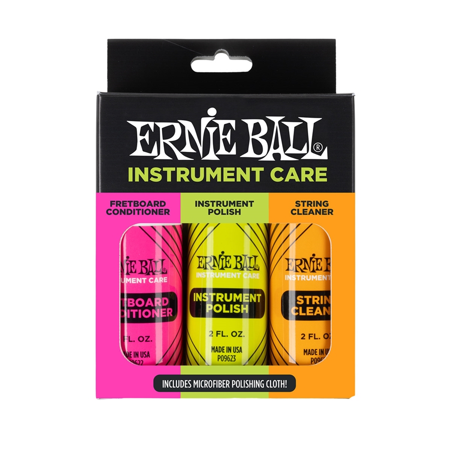 Ernie Ball 4225 Instrument Care 3-pack