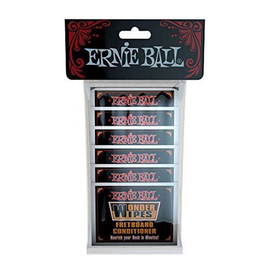 Ernie Ball 4247 Wonder Wipes Fretboard Conditioner 20-pack