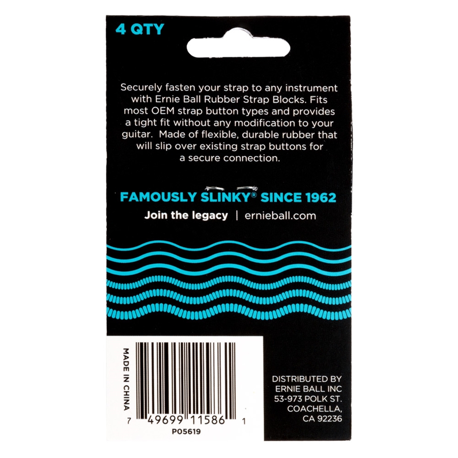 Ernie Ball 5619 Strap Blocks Blue