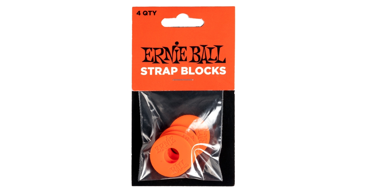 Ernie Ball 5620 Strap Blocks Red