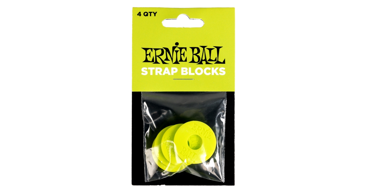 Ernie Ball 5622 Strap Blocks Green