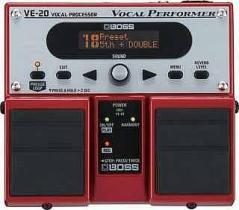 Boss VE 20 Vocal performer - pedaliera multieffetto per voce