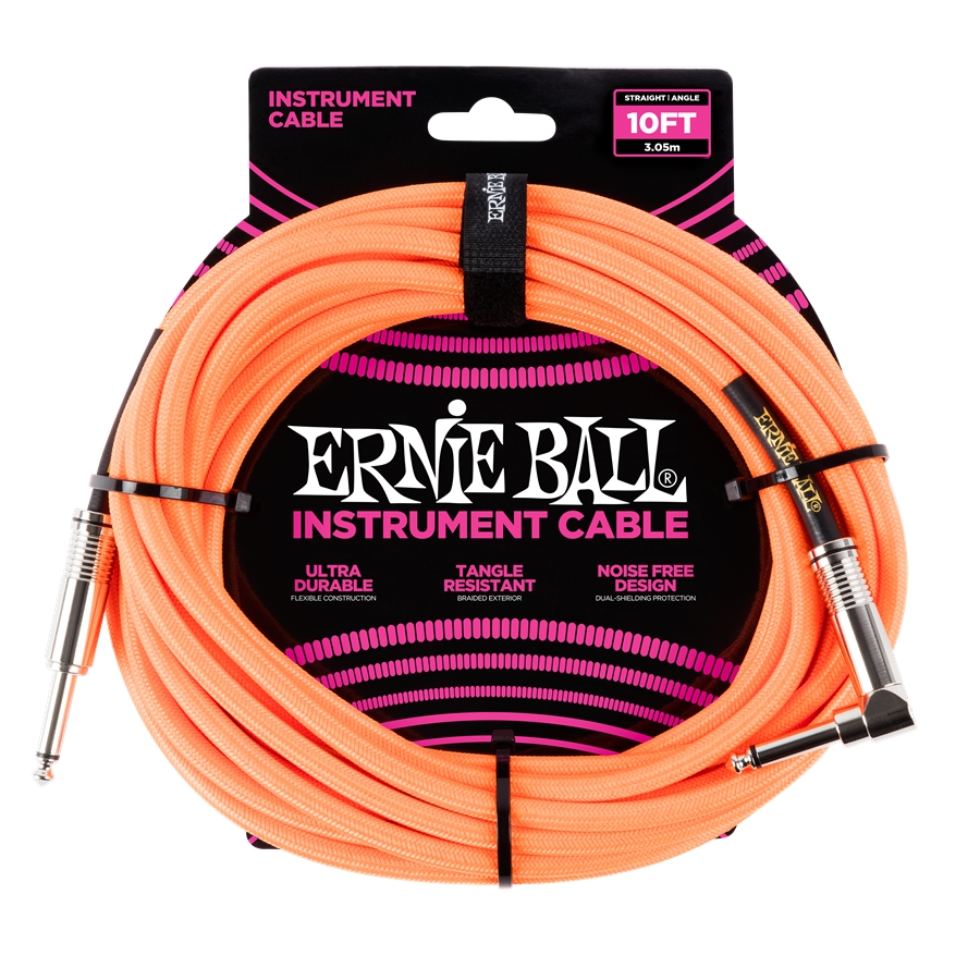 Ernie Ball 6079 Cavo Braided Neon Orange 3,05 m