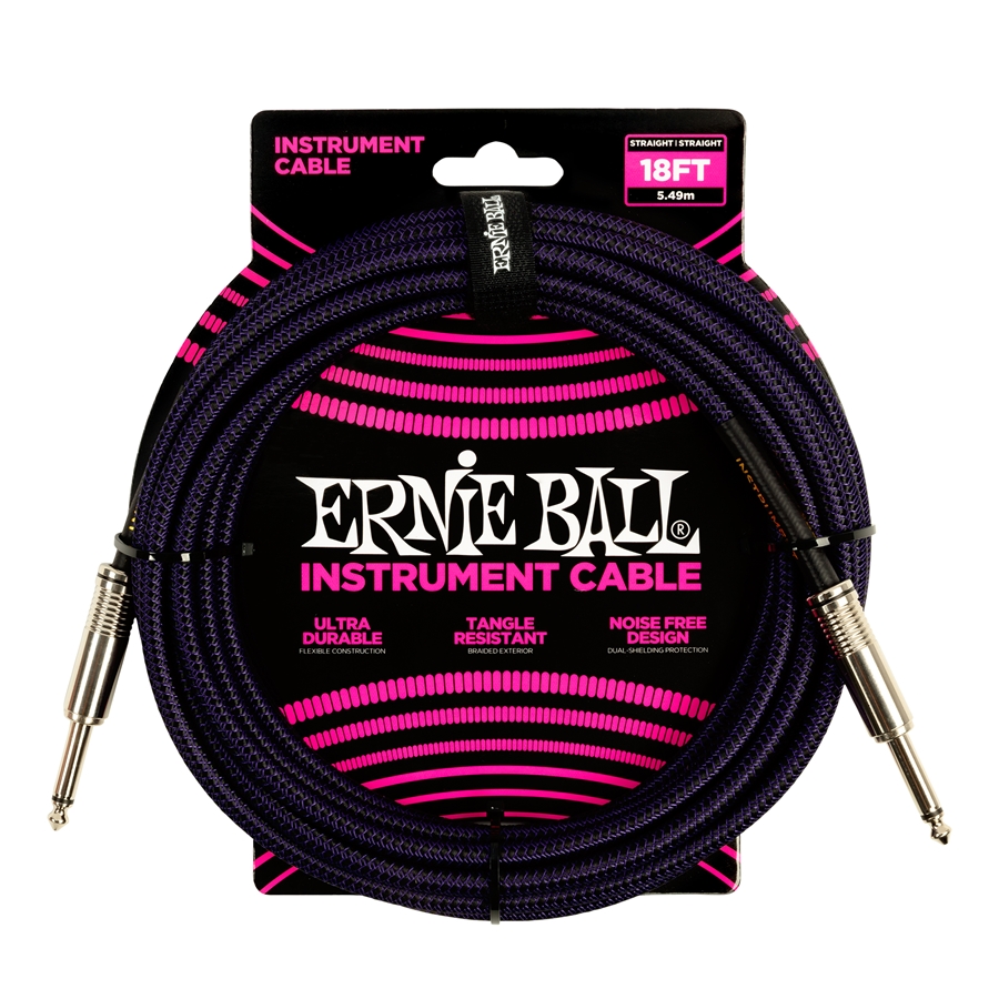 Ernie Ball 6395 Braided Straight Straight 5.5m