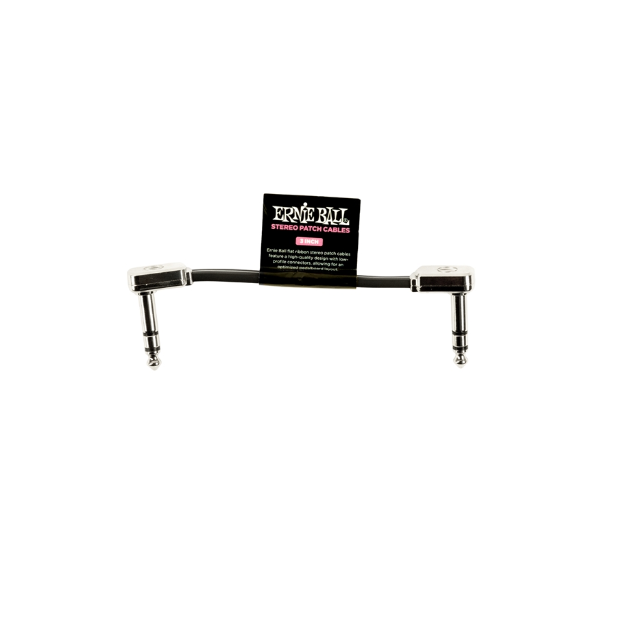 Ernie Ball 6407 Single Flat Ribbon Stereo Patch Cable 7,62cm