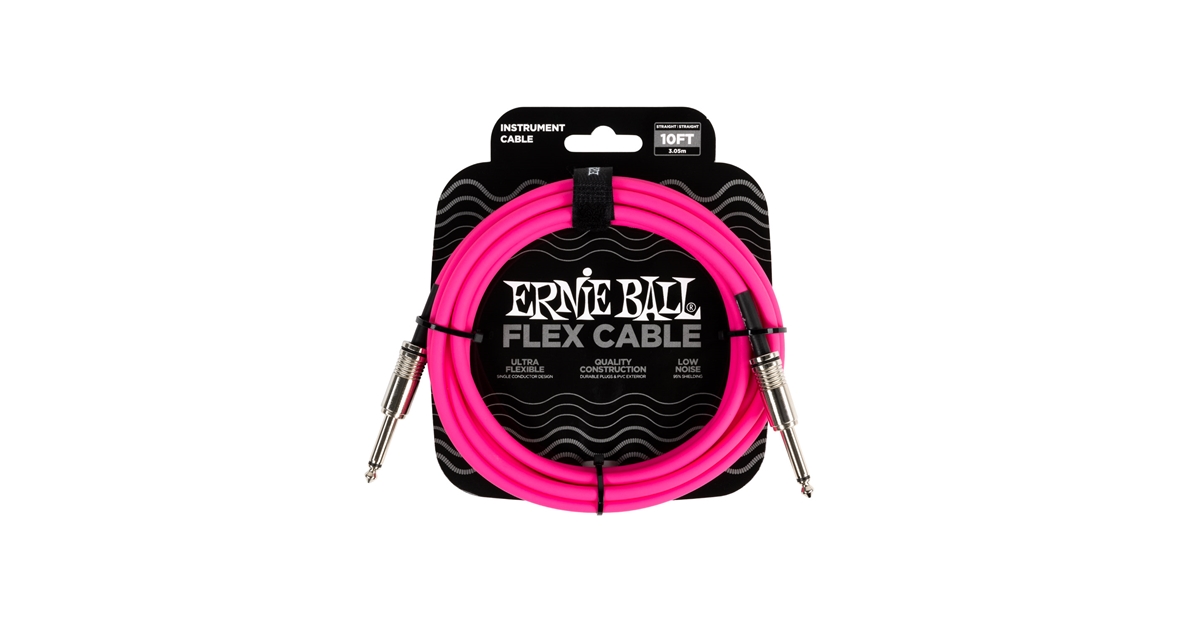 Ernie Ball 6413 Flex Cable Pink 3m