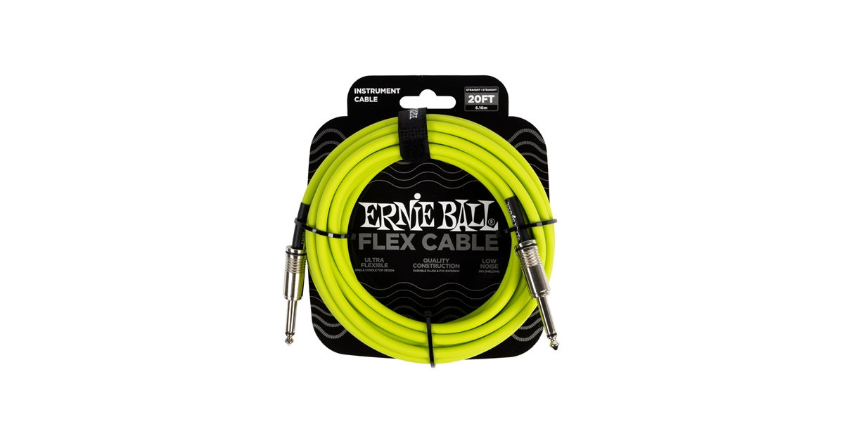 Ernie Ball 6419 Flex Cable Green 6m