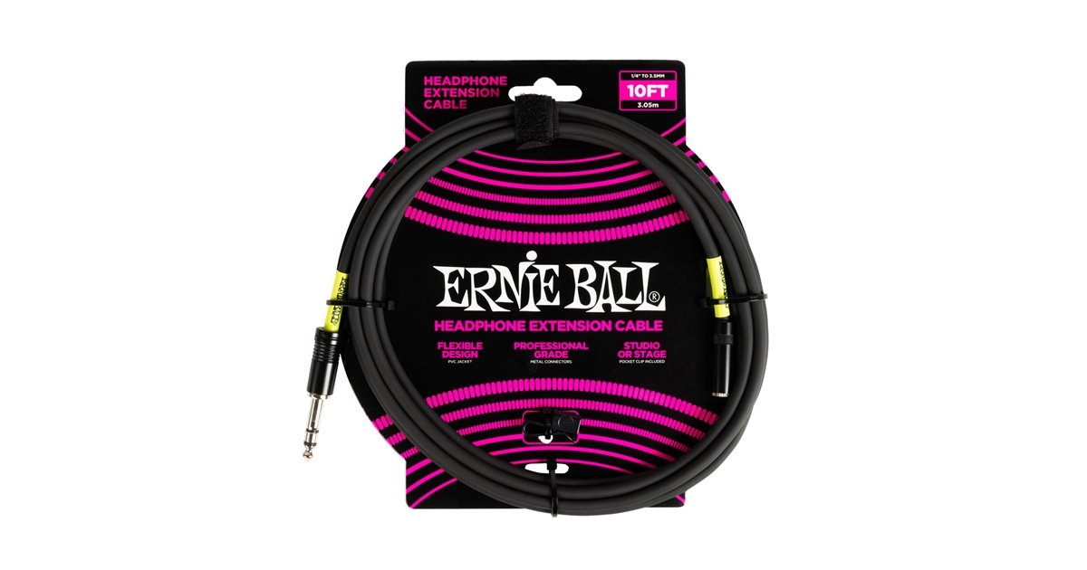 Ernie Ball 6422 Prolunga cuffie trs jack grande 3m