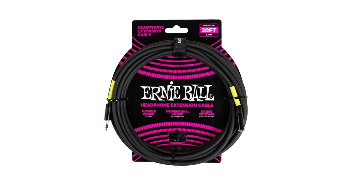 Ernie Ball 6425 Prolunga cuffie trs jack piccolo 6m