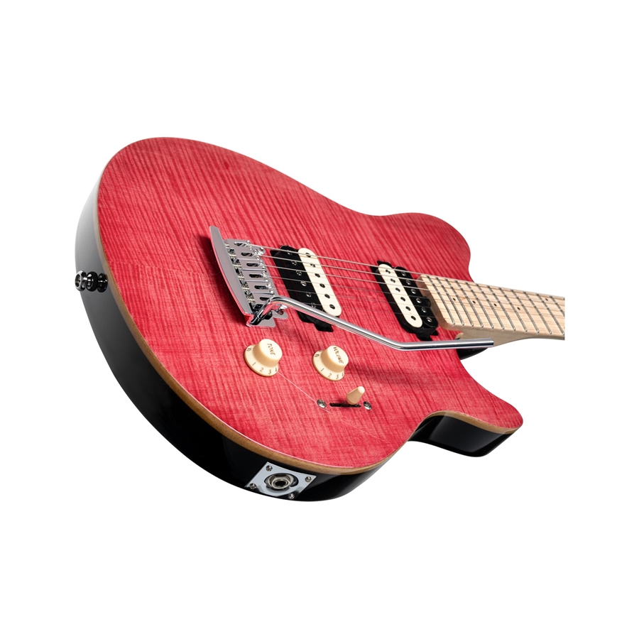Sterling by MusicMan Axis AX3 Flame Maple Stain Pink