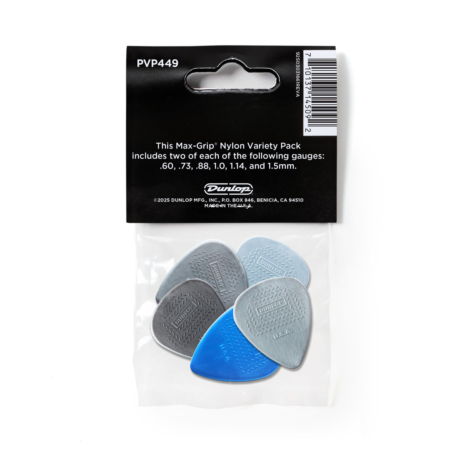 Dunlop PVP449 Max-Grip Nylon Standard Variety Pack 12