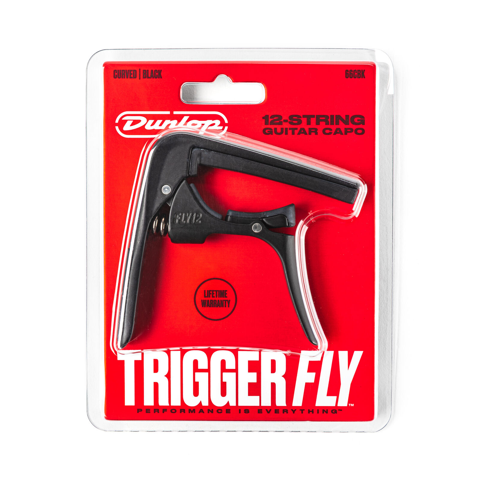 Dunlop 66CBK Trigger Fly Capo 12 String Black
