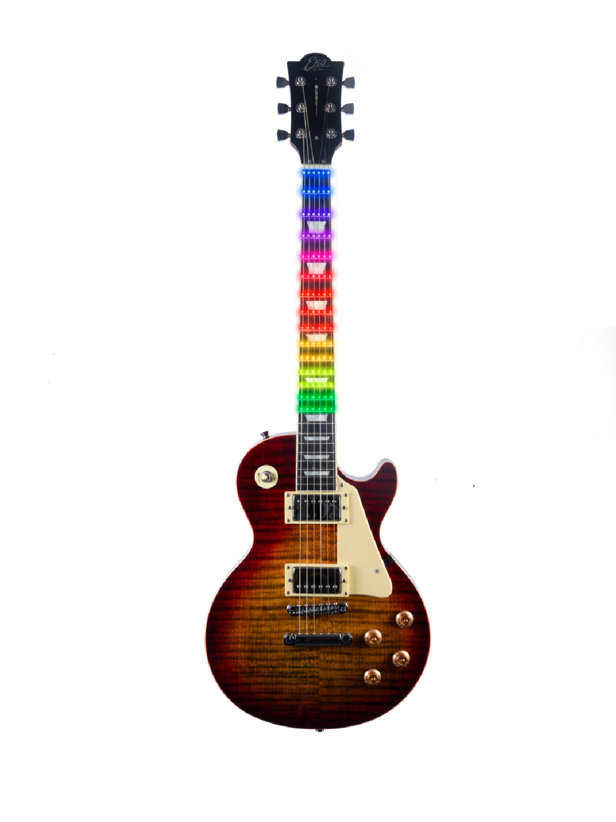 Eko Guitars LS-300 Cherry Sunburst Visual Note