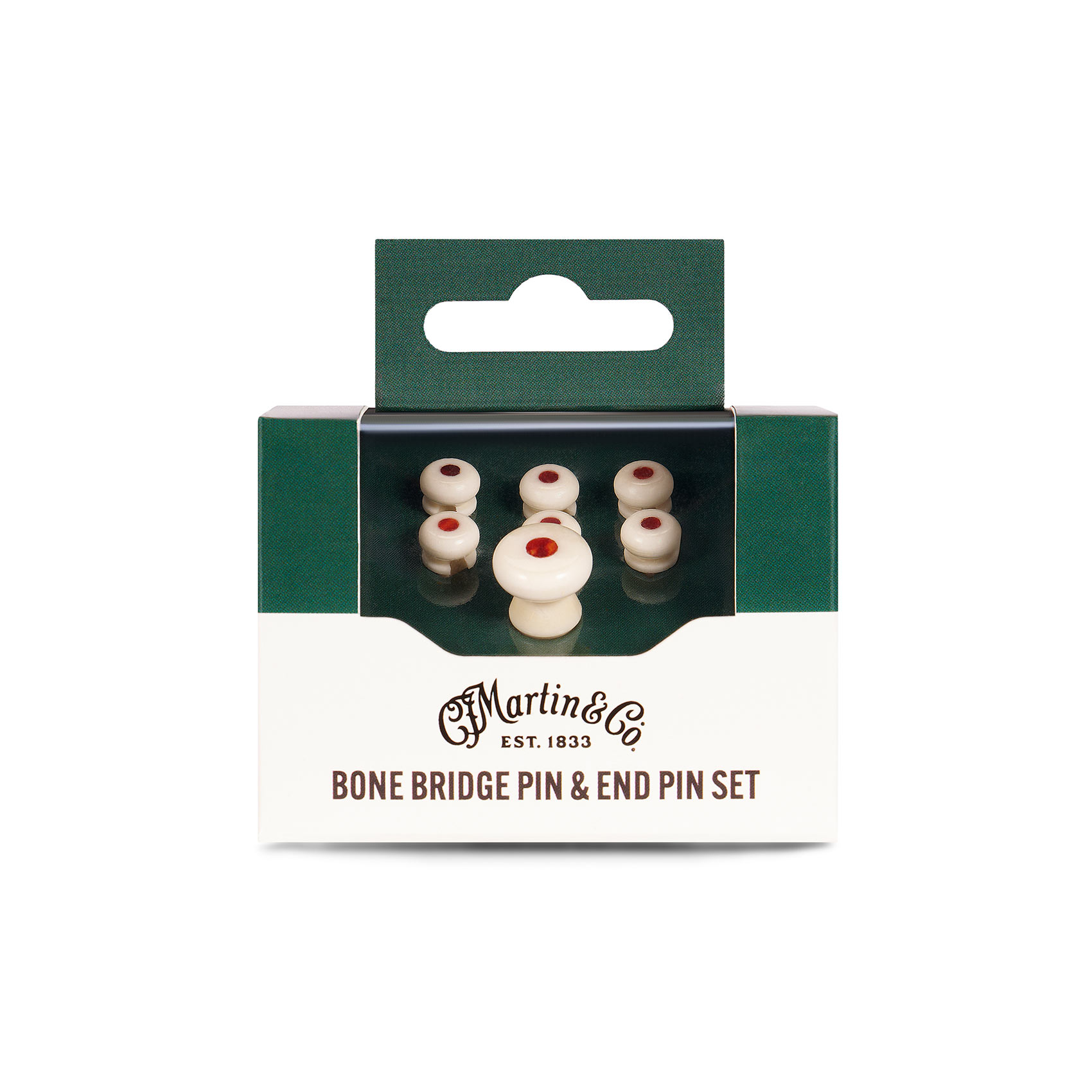 C.F. Martin & Co. 18APP0028 Bone Bridge Pins Faux Tortoise Inlay