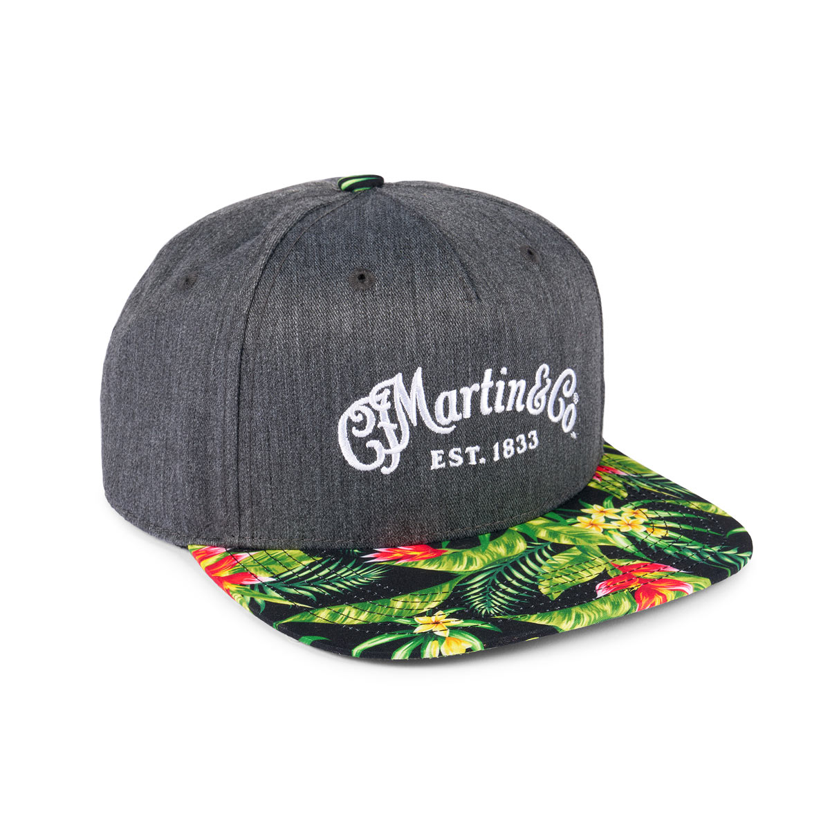 C.F. Martin & Co. Oahu Flat Brim Hat Grey