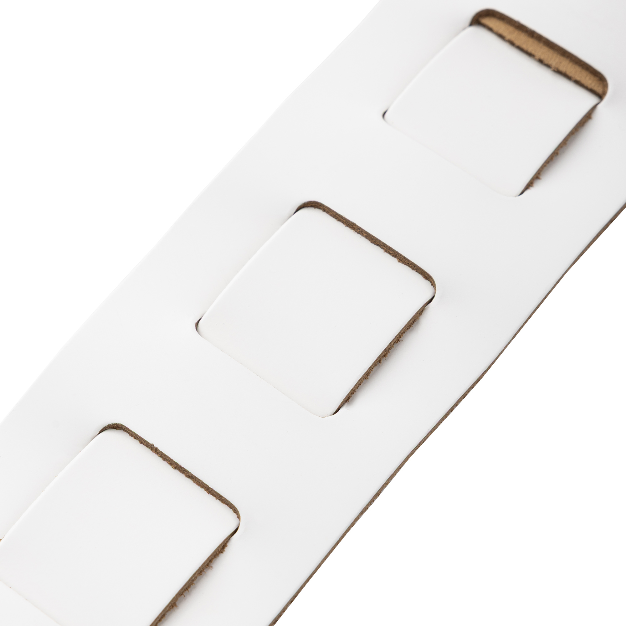 Levy's M26PD-WHT_WHT Tracolla in pelle pieno fiore imbottita White e White 3