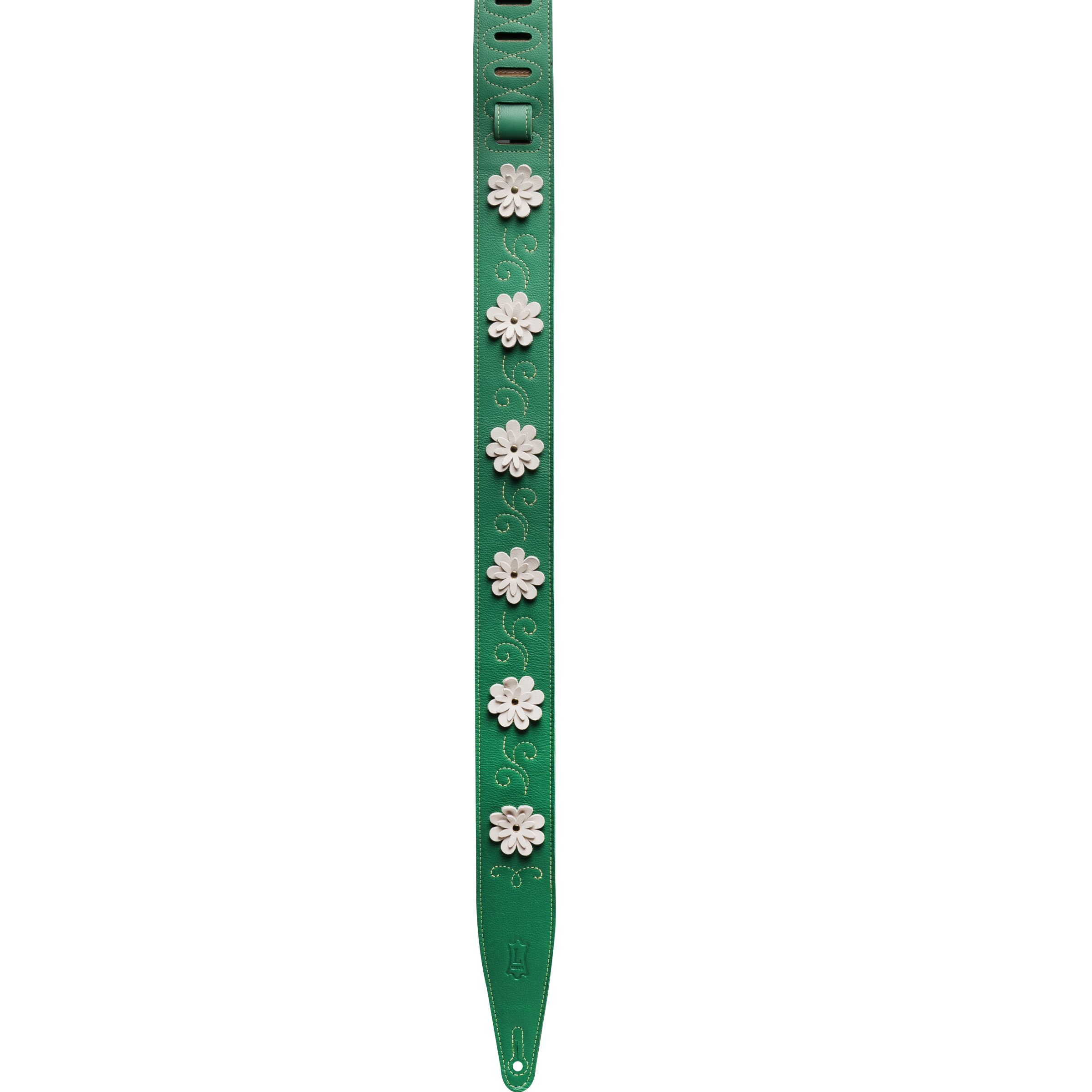 Levy's MG317IB-001 Tracolla in pelle Green 2.5