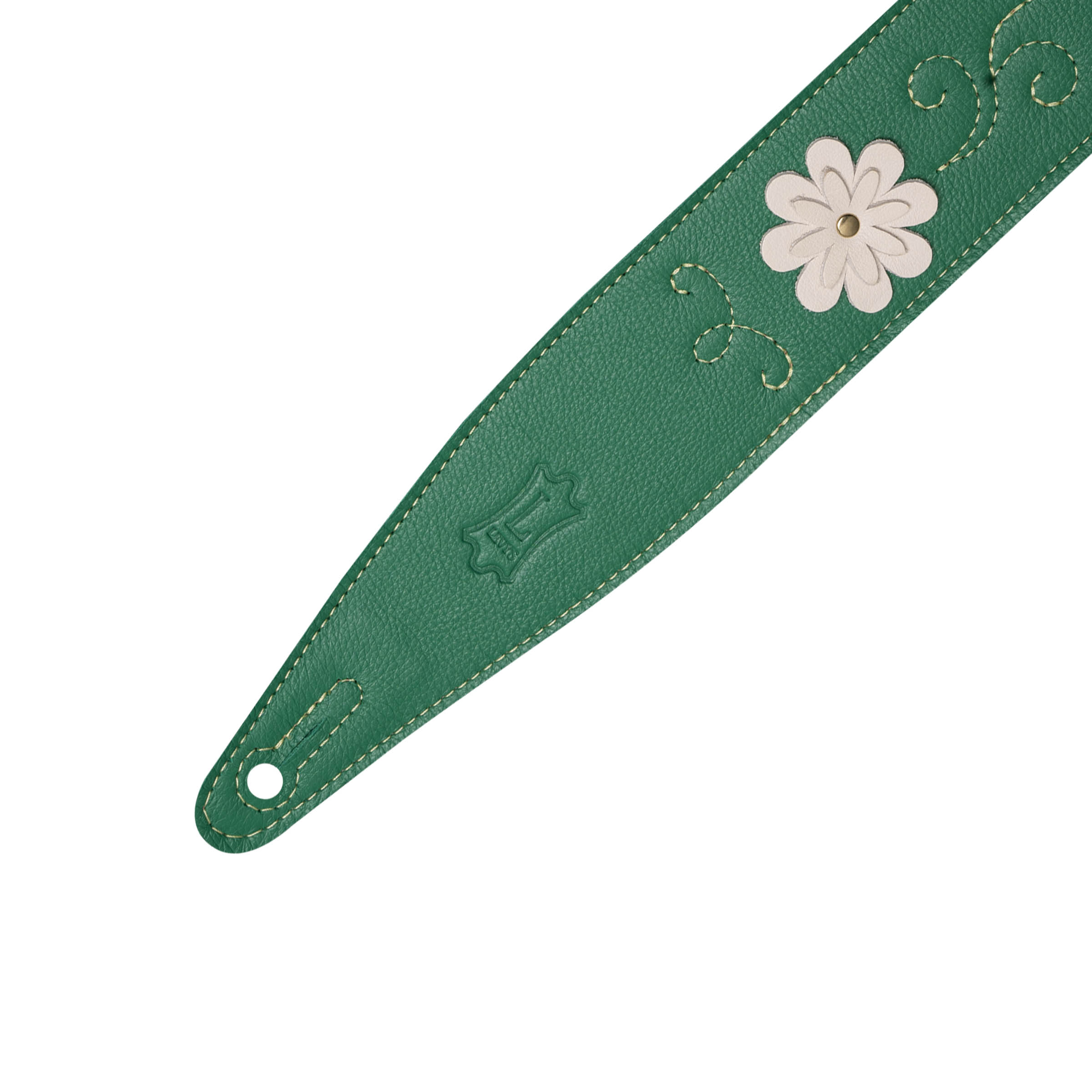 Levy's MG317IB-001 Tracolla in pelle Green 2.5