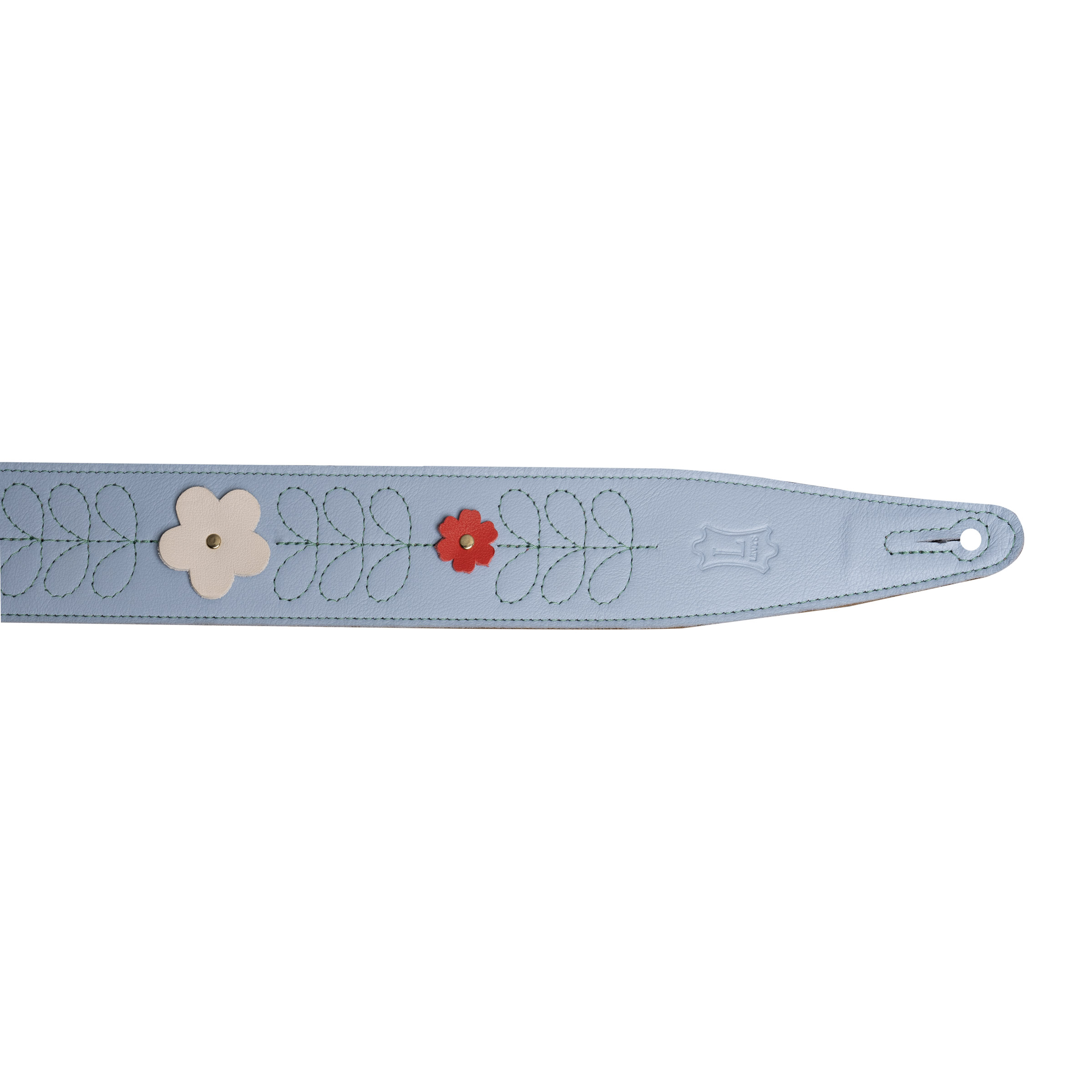 Levy's MG317IB-002 Tracolla in pelle Blue 2.5