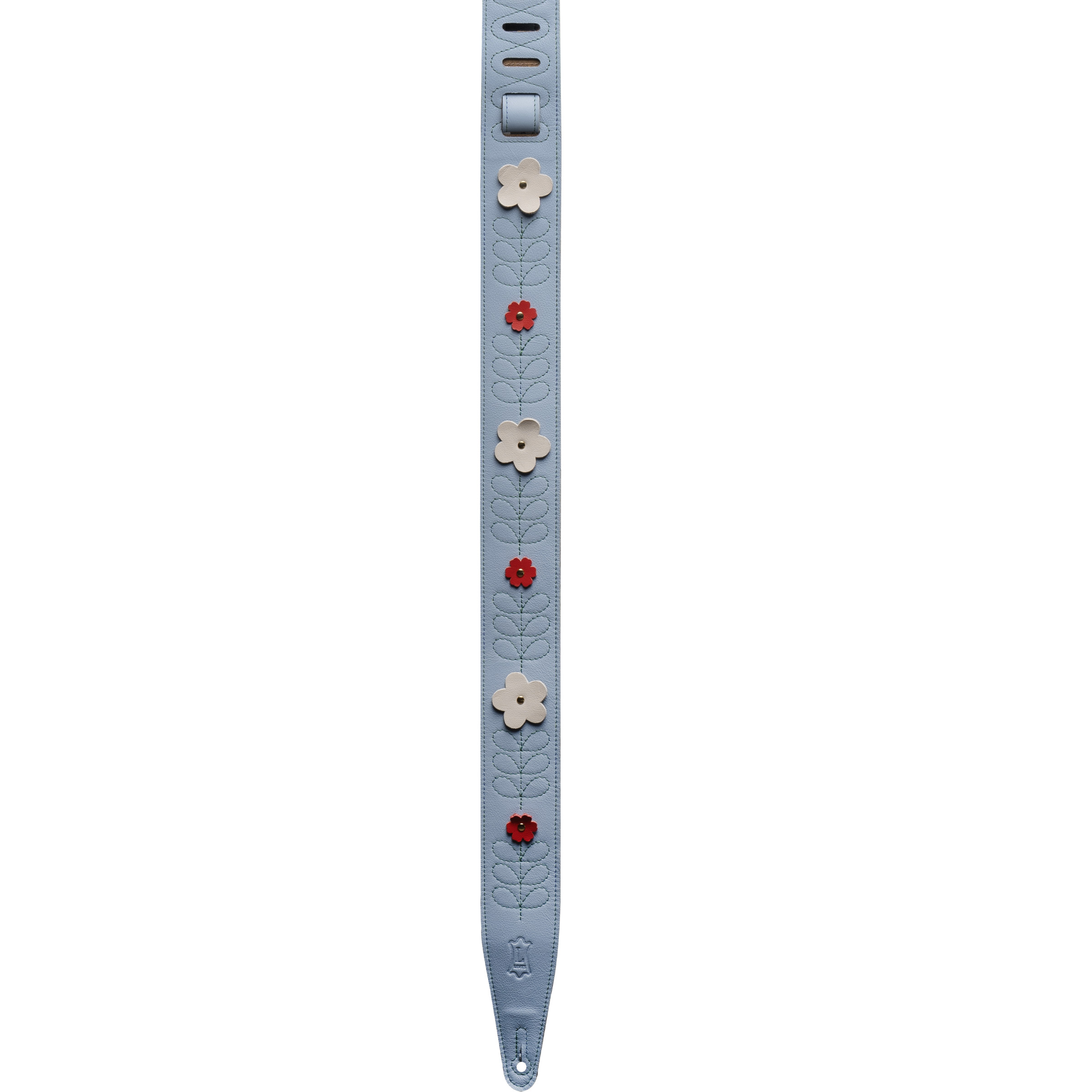 Levy's MG317IB-002 Tracolla in pelle Blue 2.5