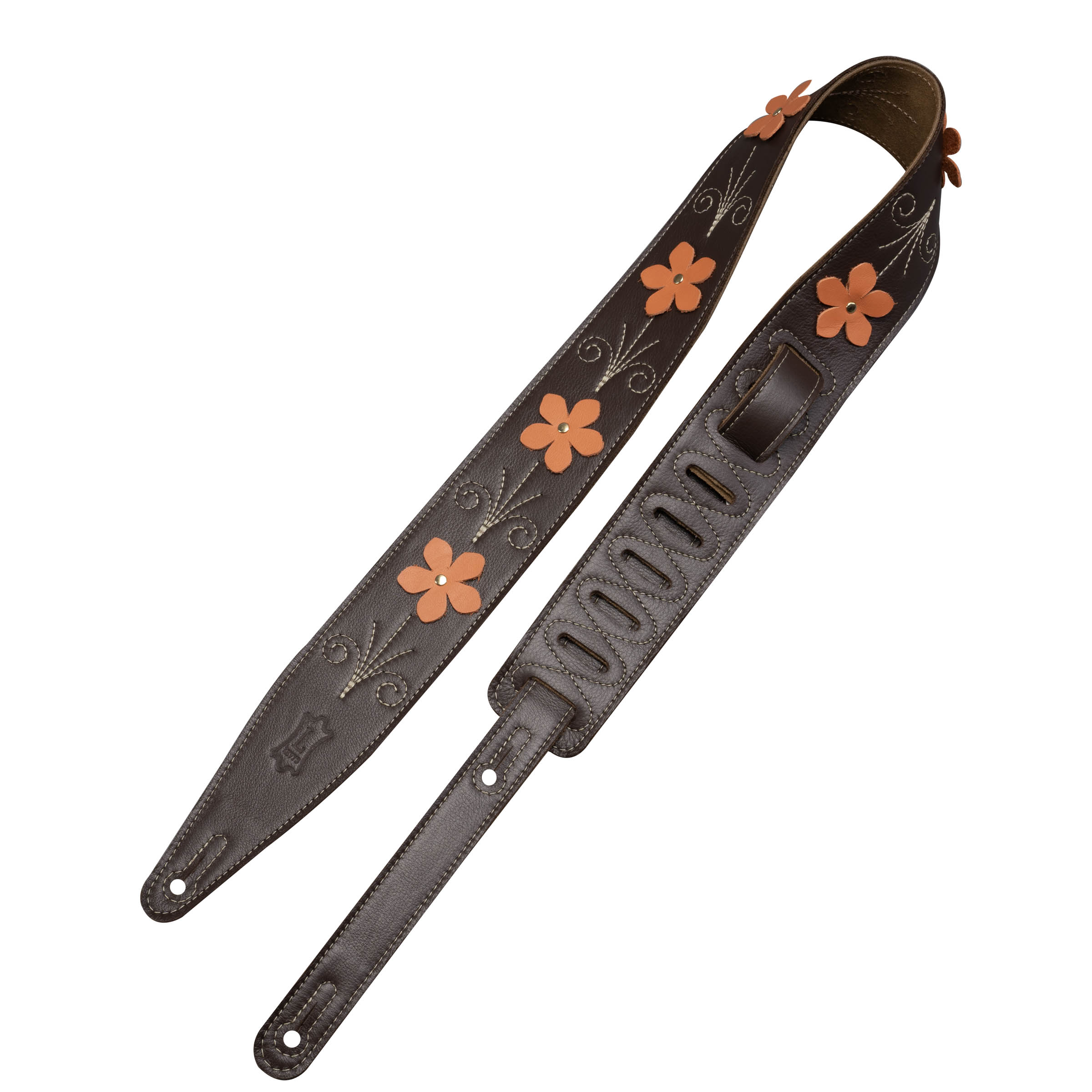 Levy's MG317IB-003 Tracolla in pelle Brown 2.5
