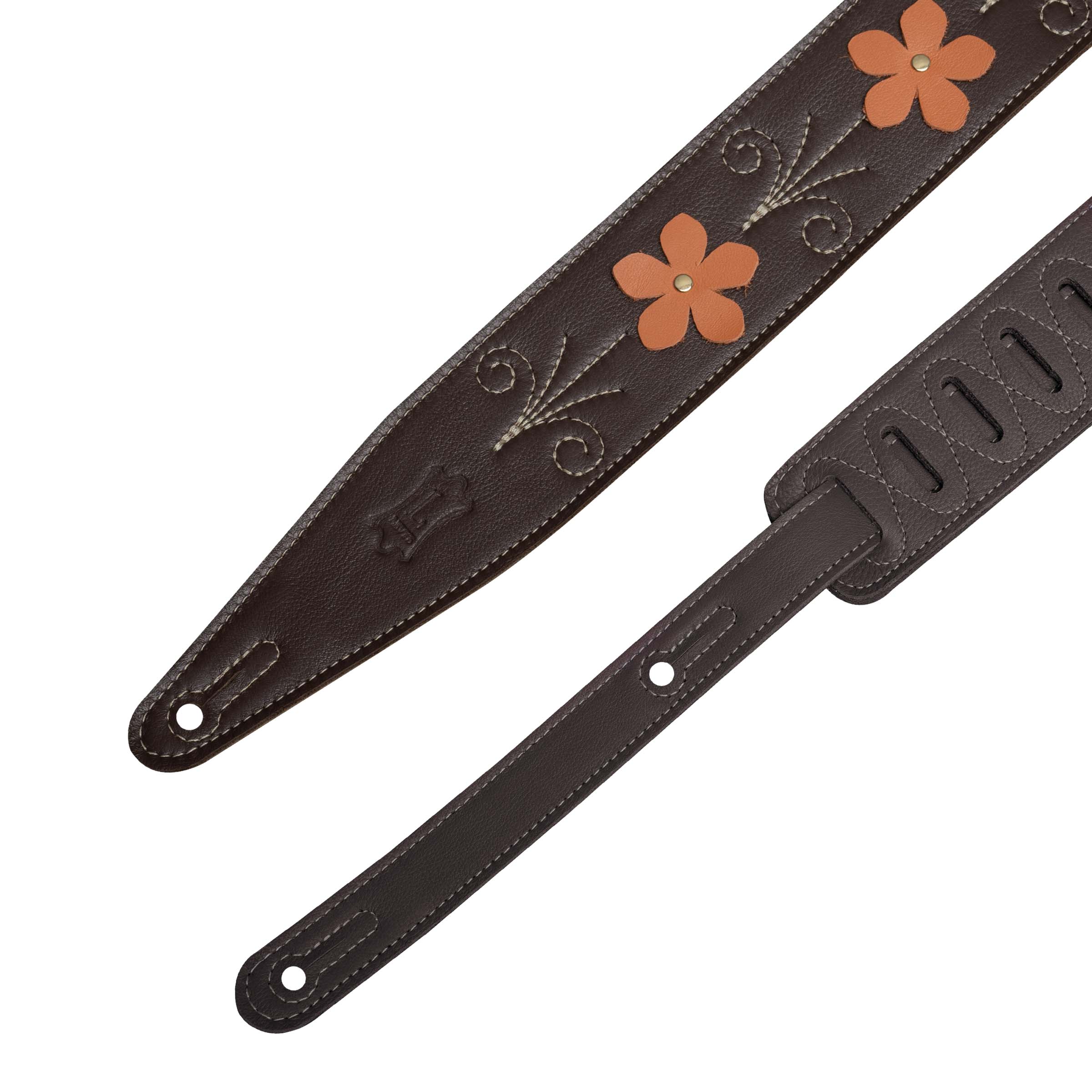 Levy's MG317IB-003 Tracolla in pelle Brown 2.5