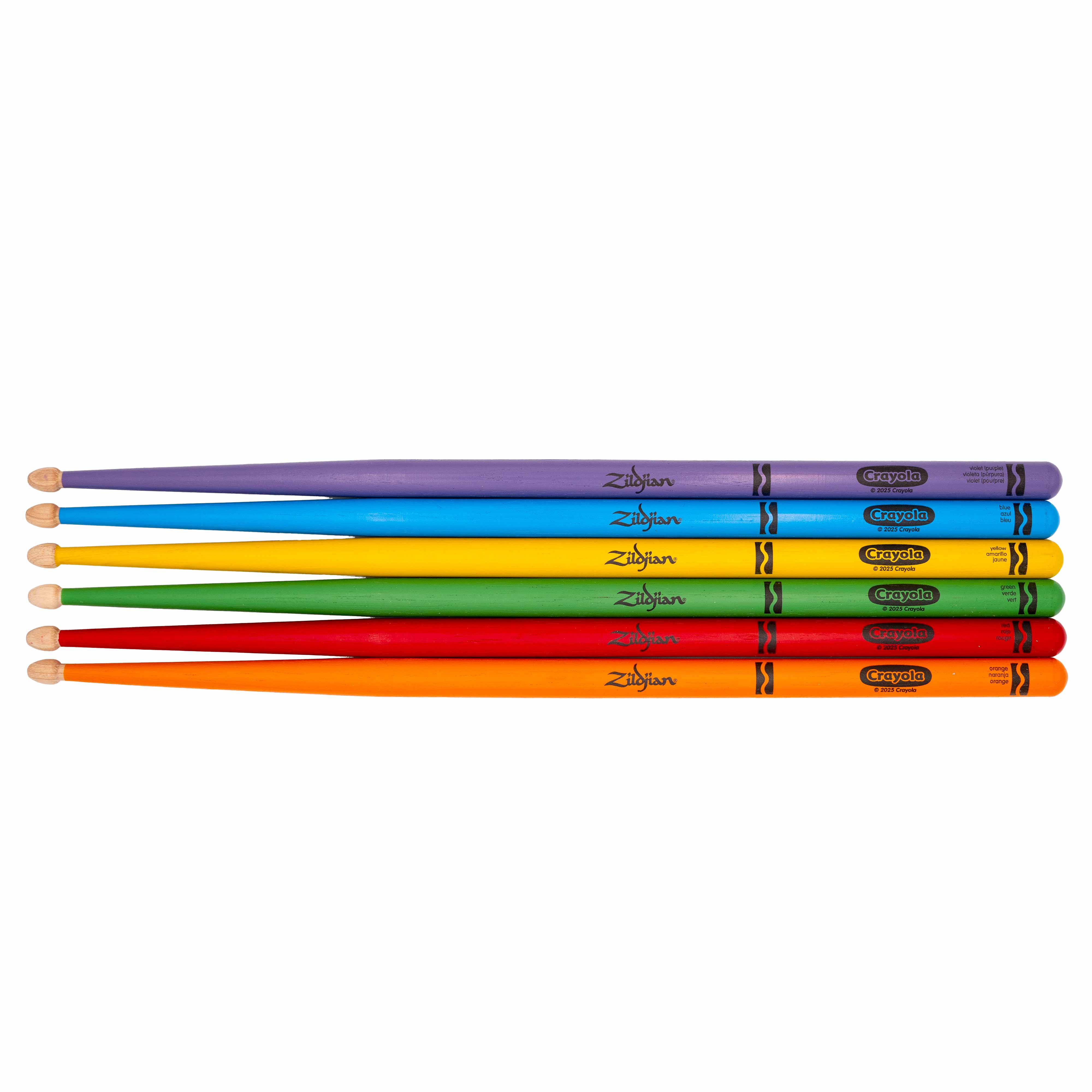 Zildjian PZA ZKIDS 6 DRUMSTICKS PAD, CRAYOLA