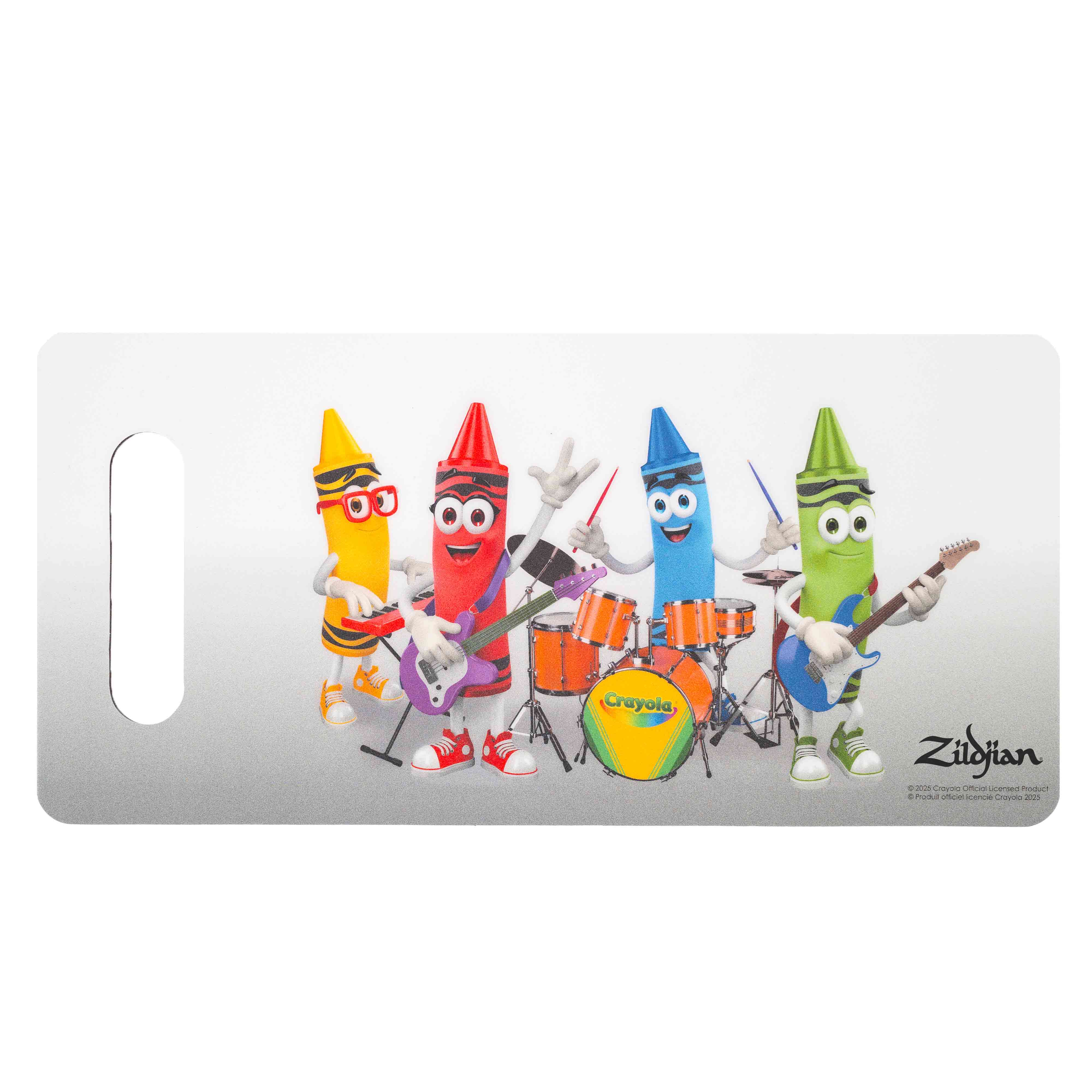 Zildjian PZA ZKIDS 6 DRUMSTICKS PAD, CRAYOLA