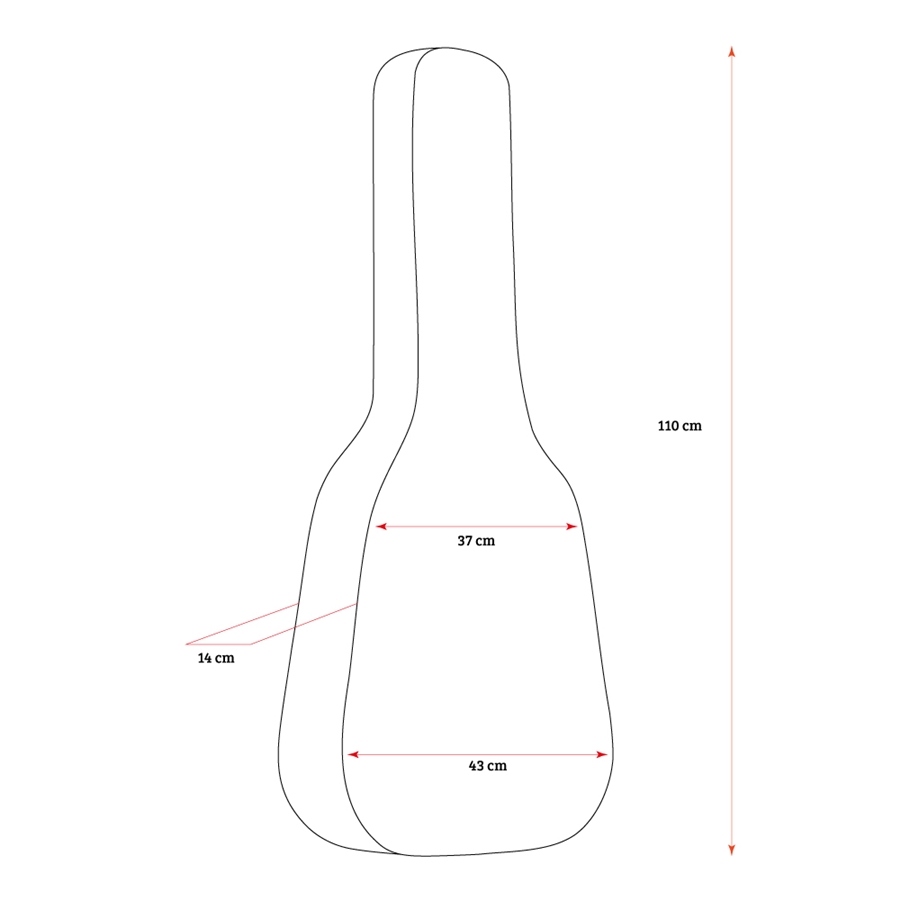 Eko Guitars 35F Folk Guitar Gigbag