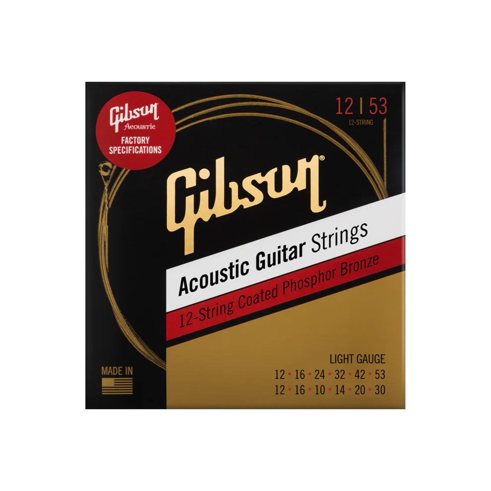 Gibson Accessories SAG-PB12L Phosphor Bronze 12-String 12-50/12-53