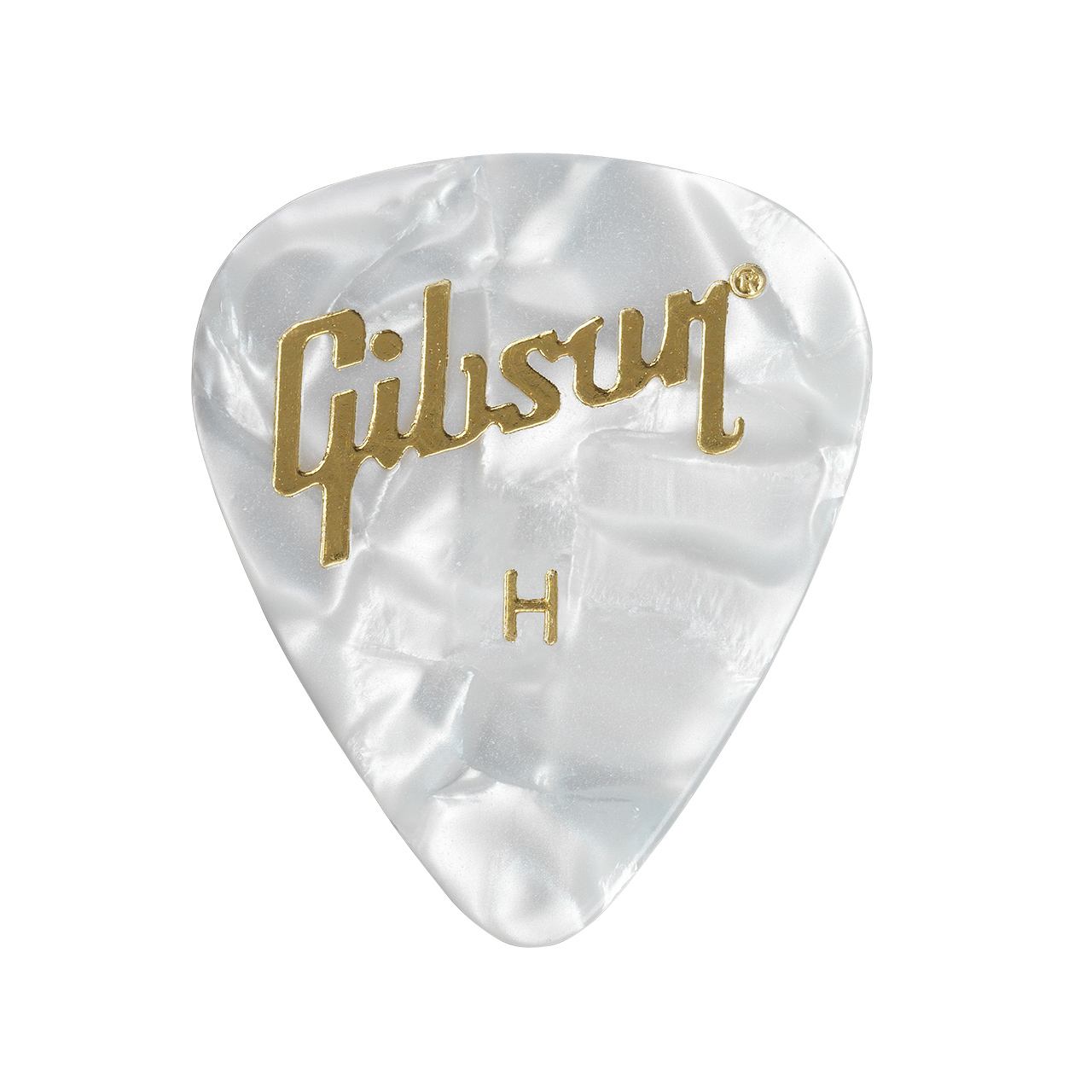 Gibson Accessories APRW12-74H Pearloid White Heavy Pack/12