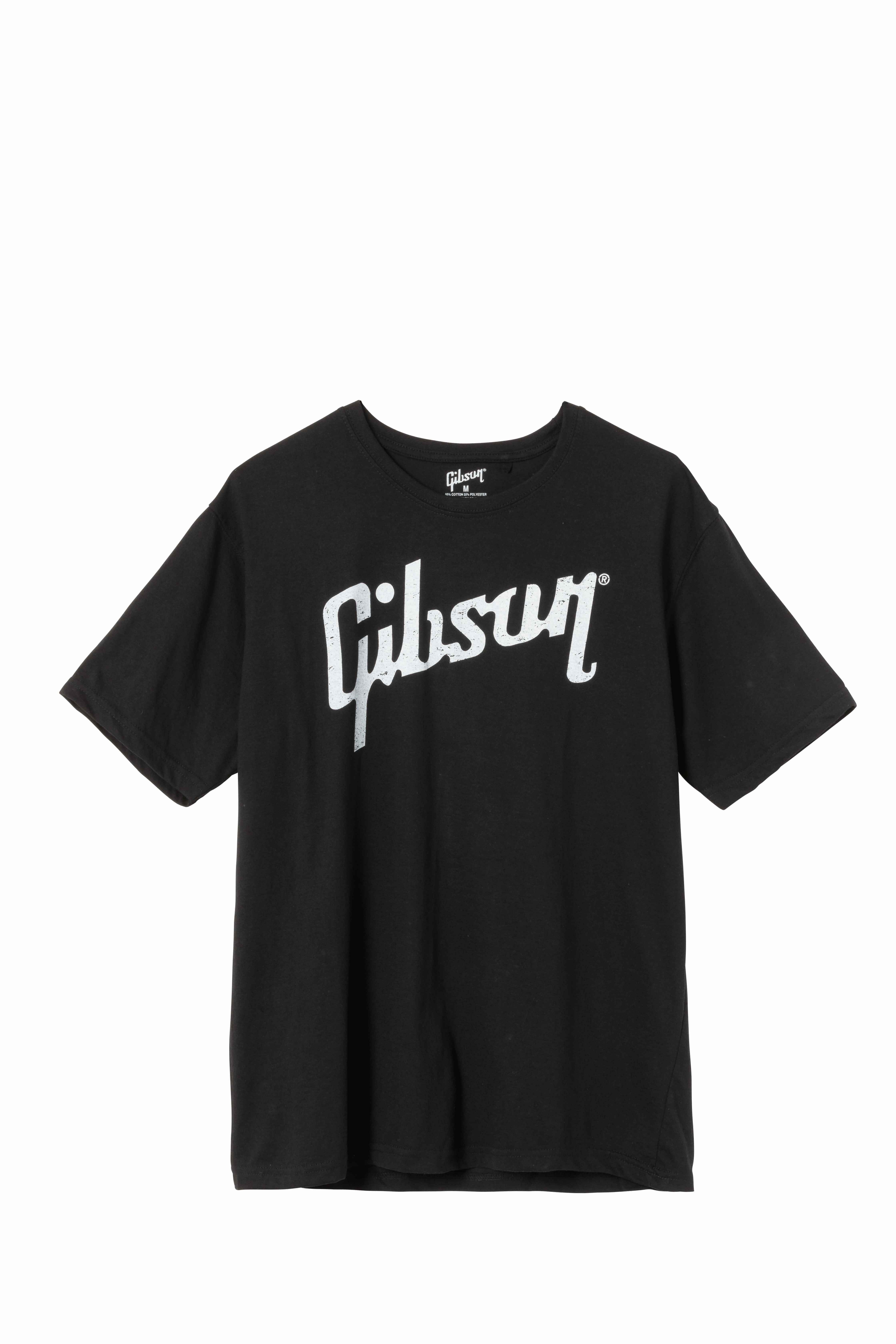 Gibson Accessories GA-BLKTMD Logo T-shirt Black M