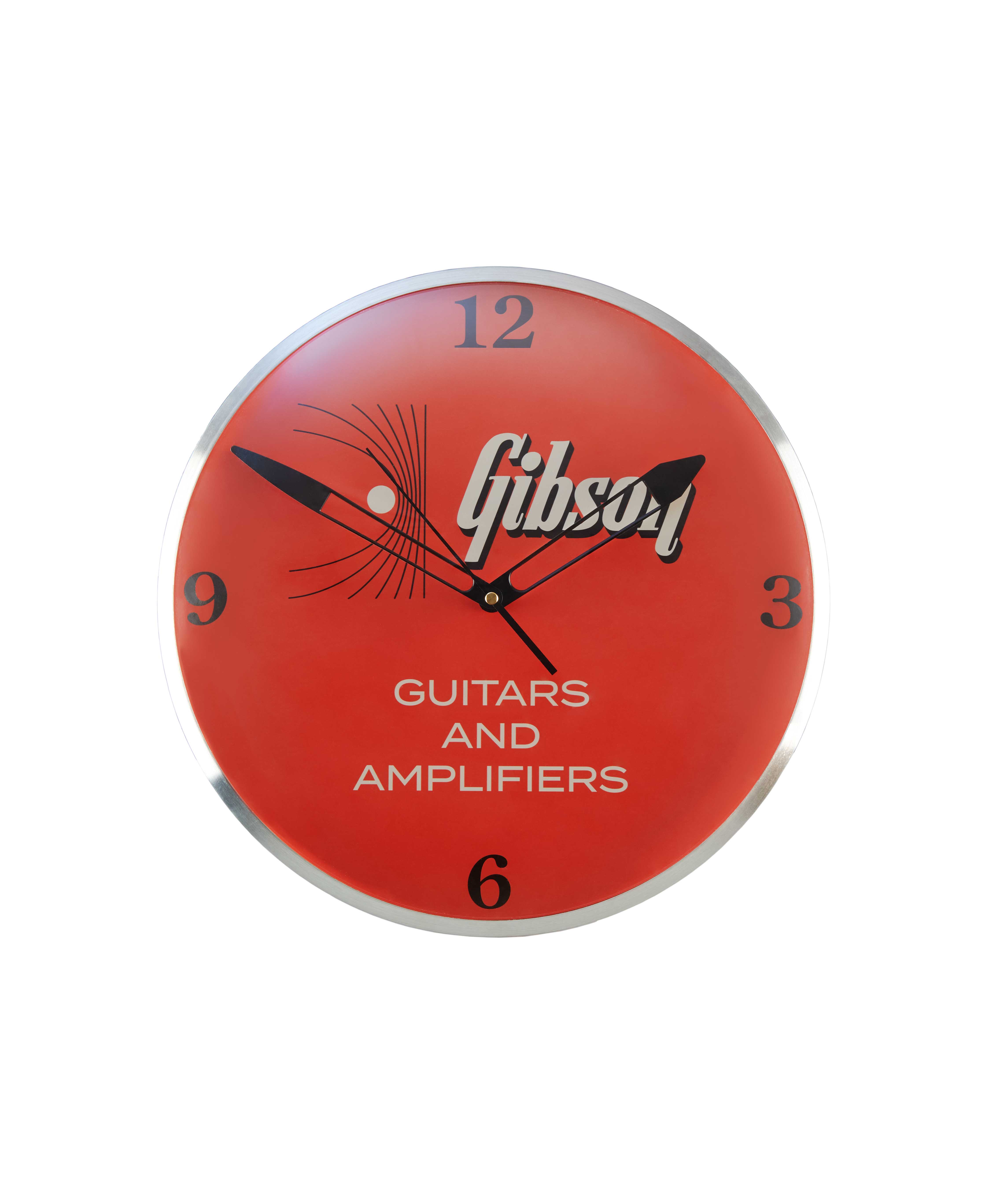 Gibson Accessories GA-CLK1 Orologio Vintage Retroilluminato Kalamazoo Orange