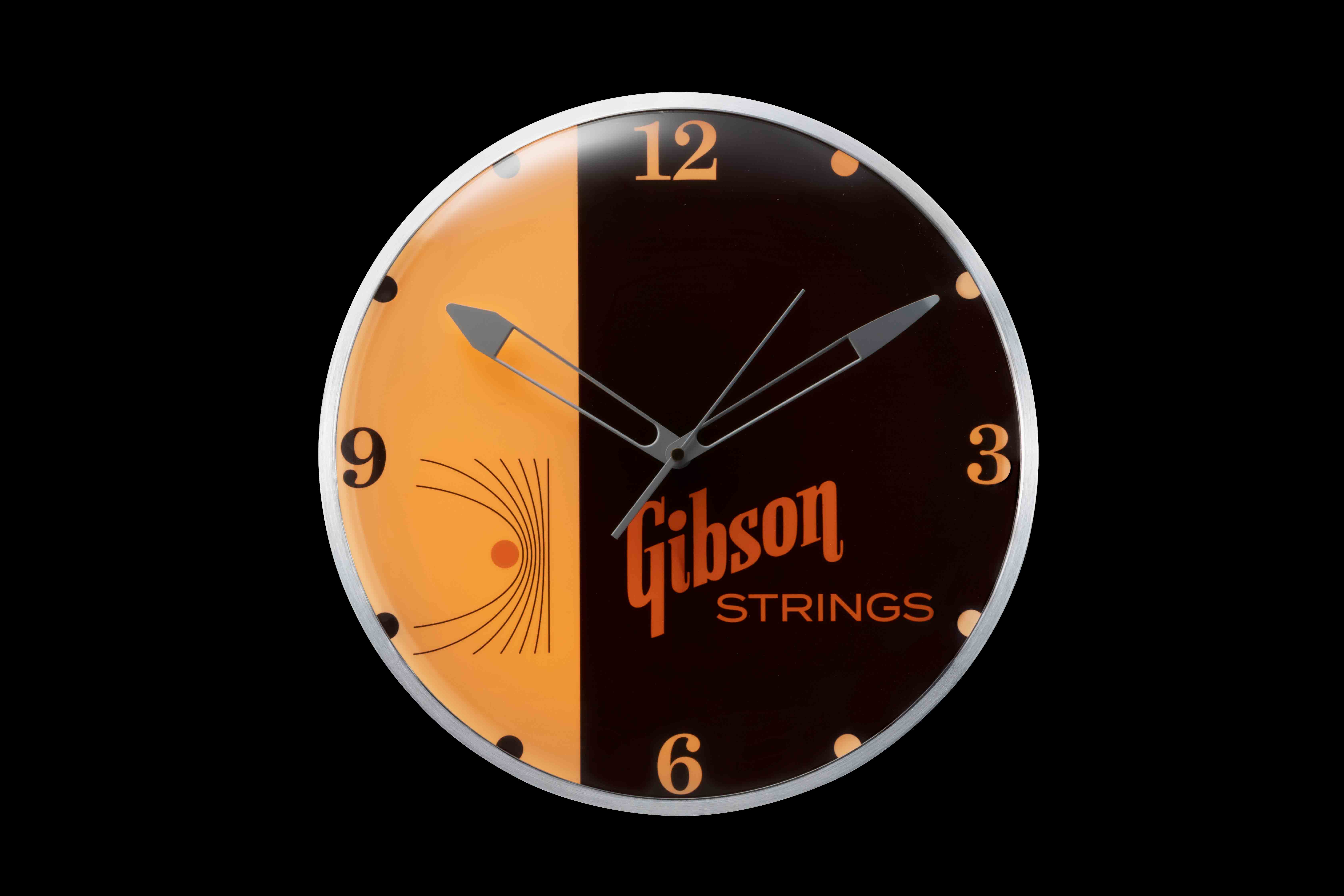 Gibson Accessories GA-CLK2 Orologio Vintage Retroilluminato Strings