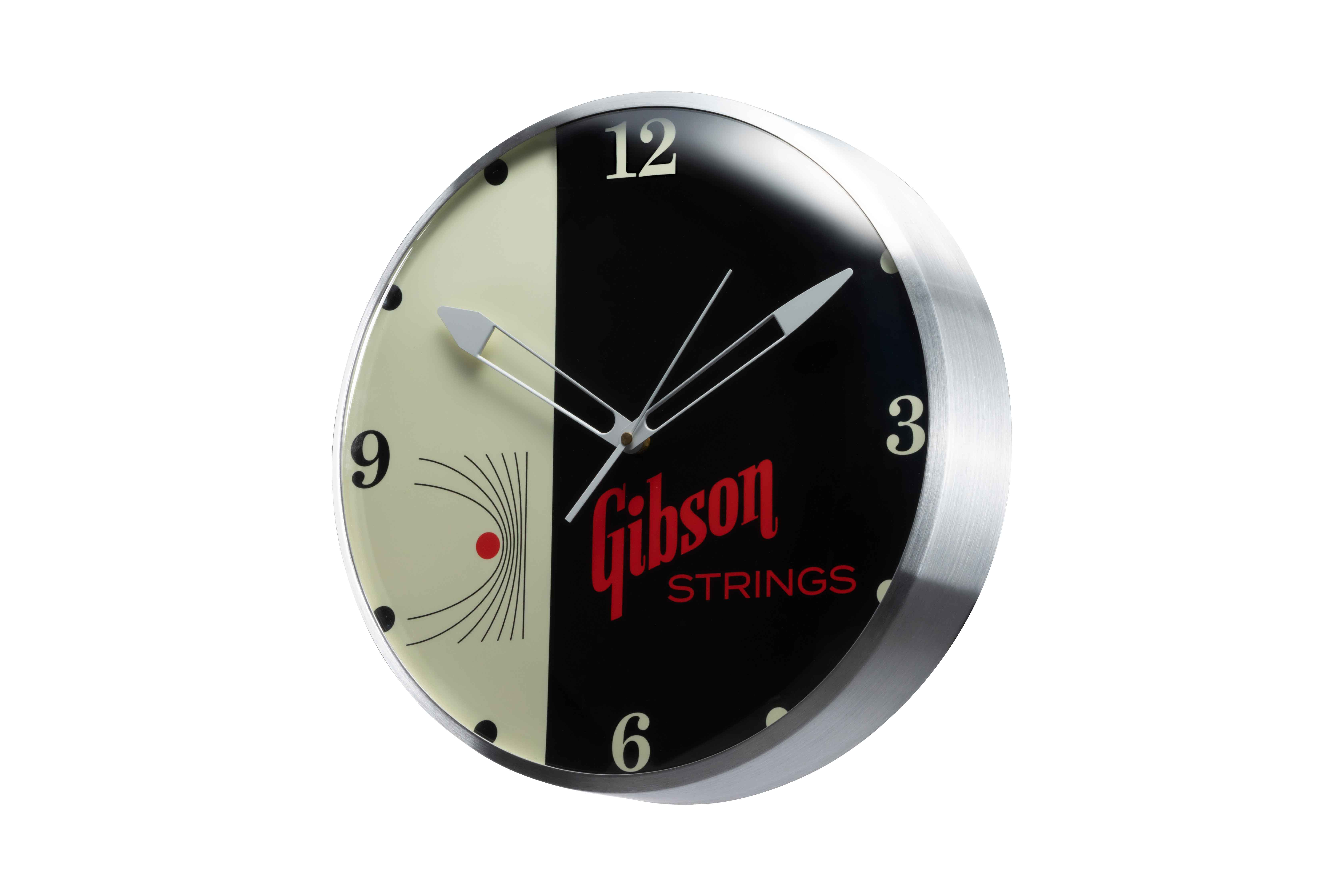 Gibson Accessories GA-CLK2 Orologio Vintage Retroilluminato Strings
