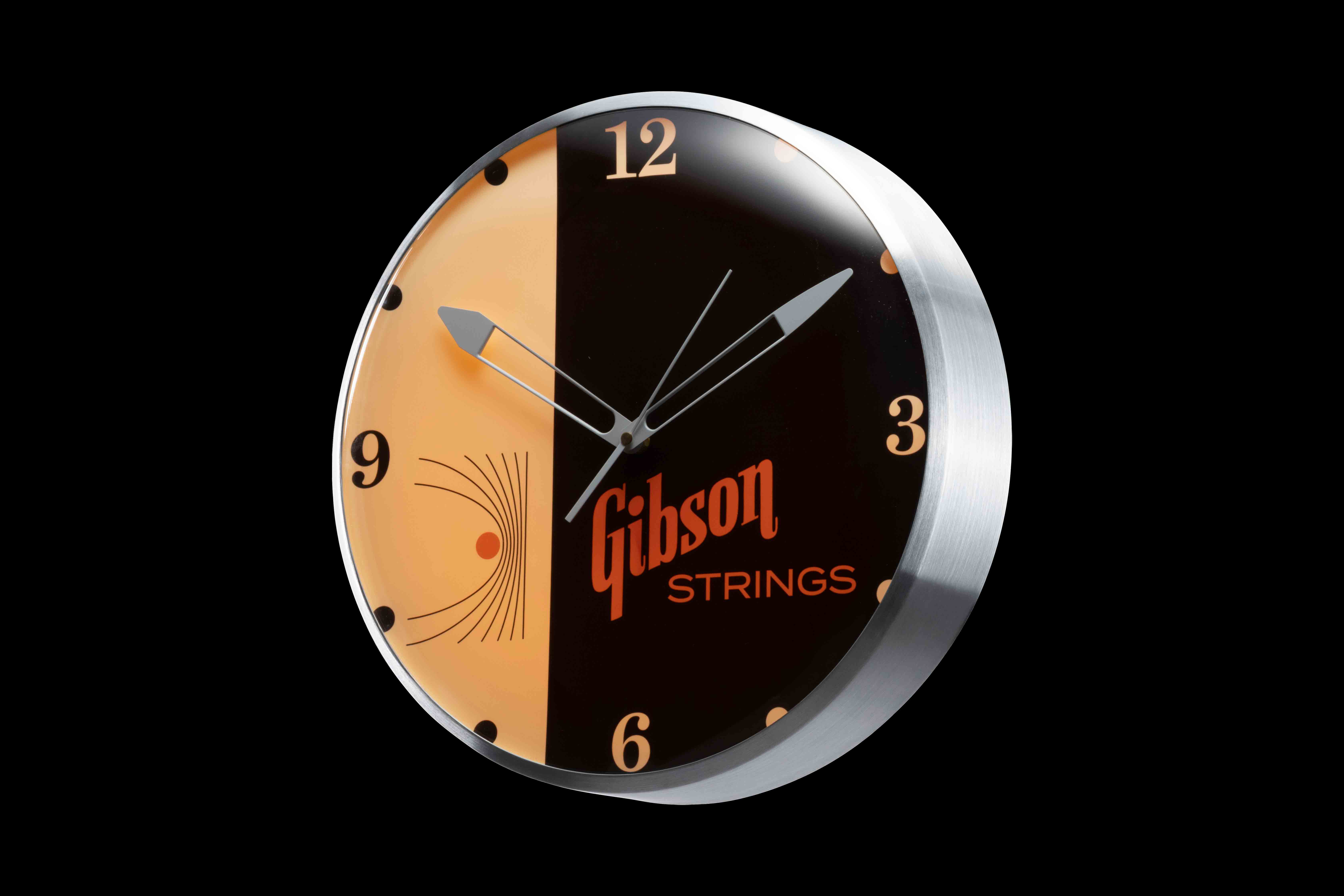 Gibson Accessories GA-CLK2 Orologio Vintage Retroilluminato Strings