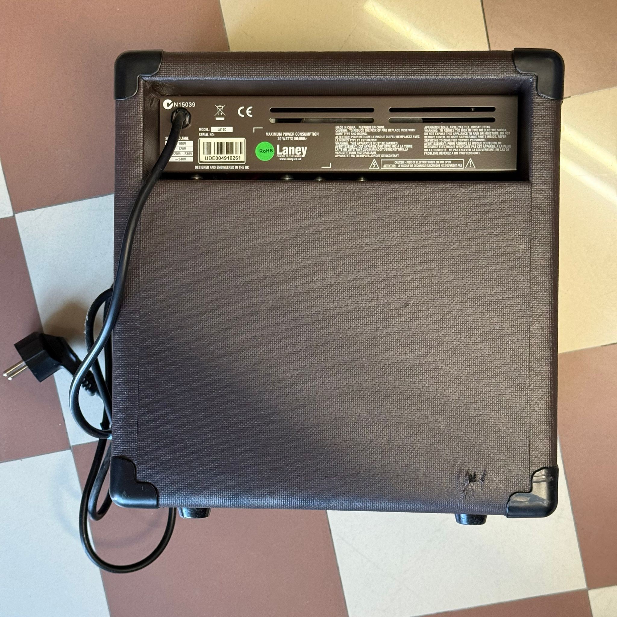 LANEY LA12C - Amplificatore Combo per Chitarra Acustica 12W con Speaker Coassiale da 6.5" (USATO)